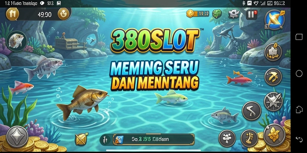 Tampilan gameplay memancing yang mendebarkan di 380SLOT.
