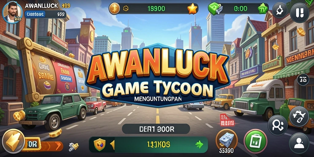 Tampilan menarik dari gameplay Tycoon di AWANLUCK.
