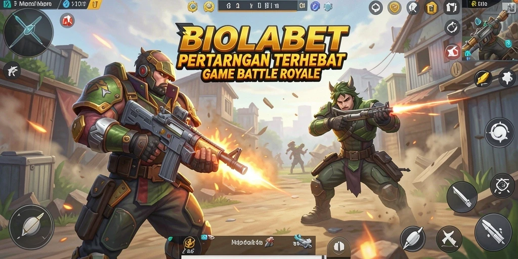 Tangkapan layar menampilkan aksi pertarungan intens dalam BIOLABET.