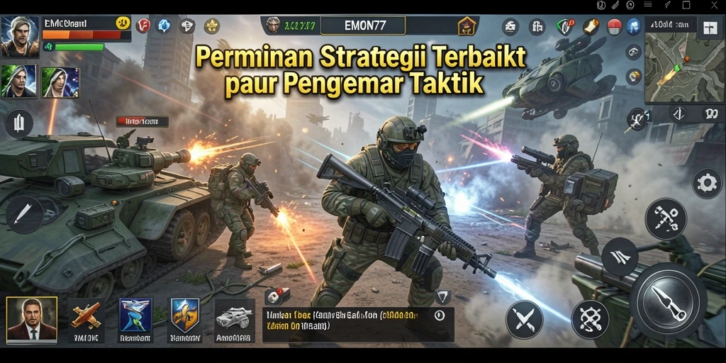 Tampilan gameplay <strong>EMON77</strong> yang mendebarkan dengan strategi yang menantang.