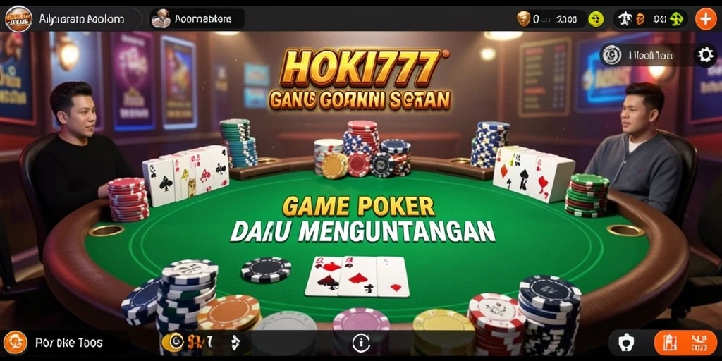 Tampilan gameplay HOKI777 yang menegangkan dan seru.