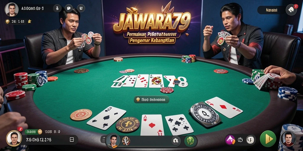 Gameplay JAWARA79 yang seru dengan fitur poker menarik.