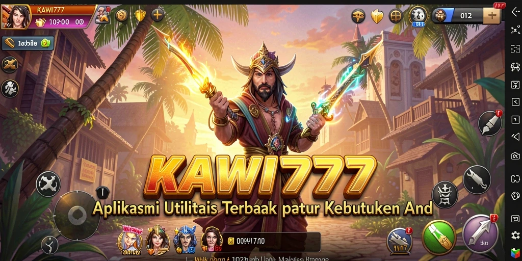 Tampilan antarmuka KAWI777 yang intuitif dan mudah digunakan.