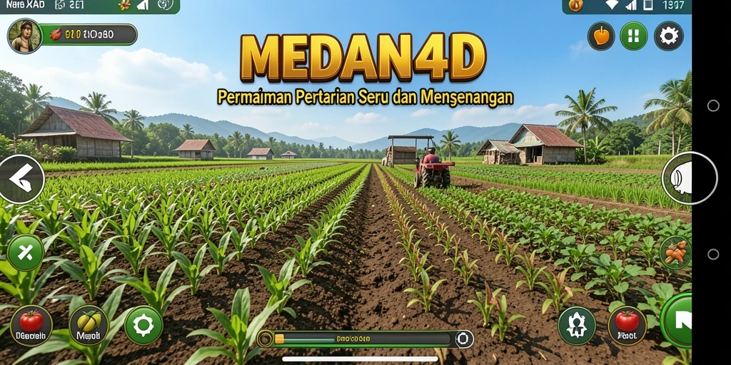 Tangkapan layar gameplay MEDAN4D menunjukkan keindahan dan keseruan bertani.