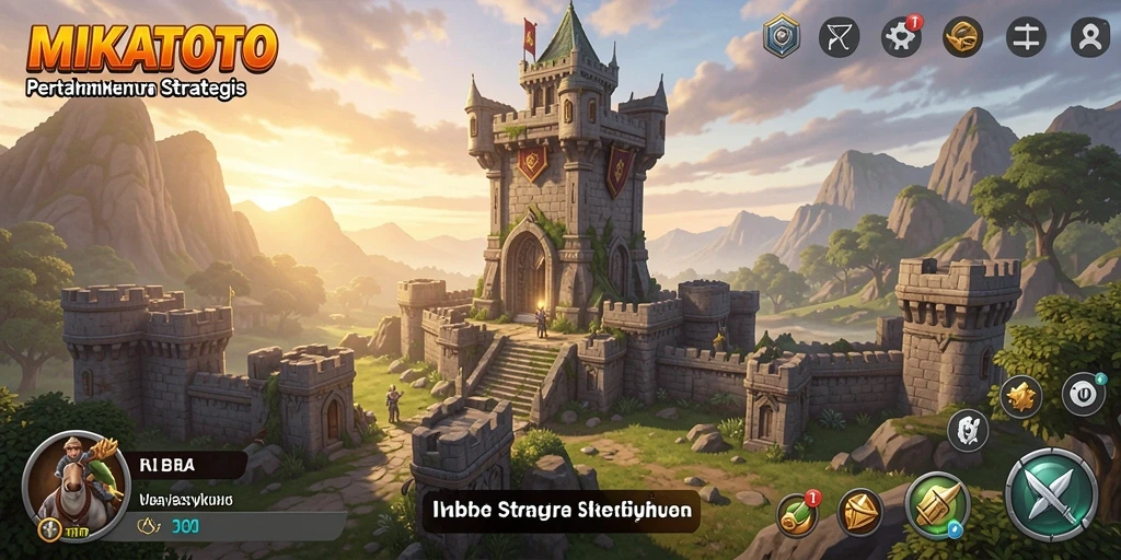 Screenshot gameplay MIKATOTO menampilkan momen mendebarkan dalam Tower Defense.