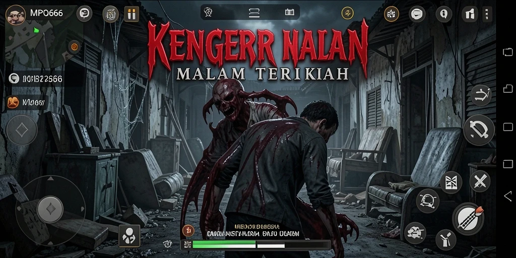 Gameplay MPO666 yang penuh teror dan kejutan.