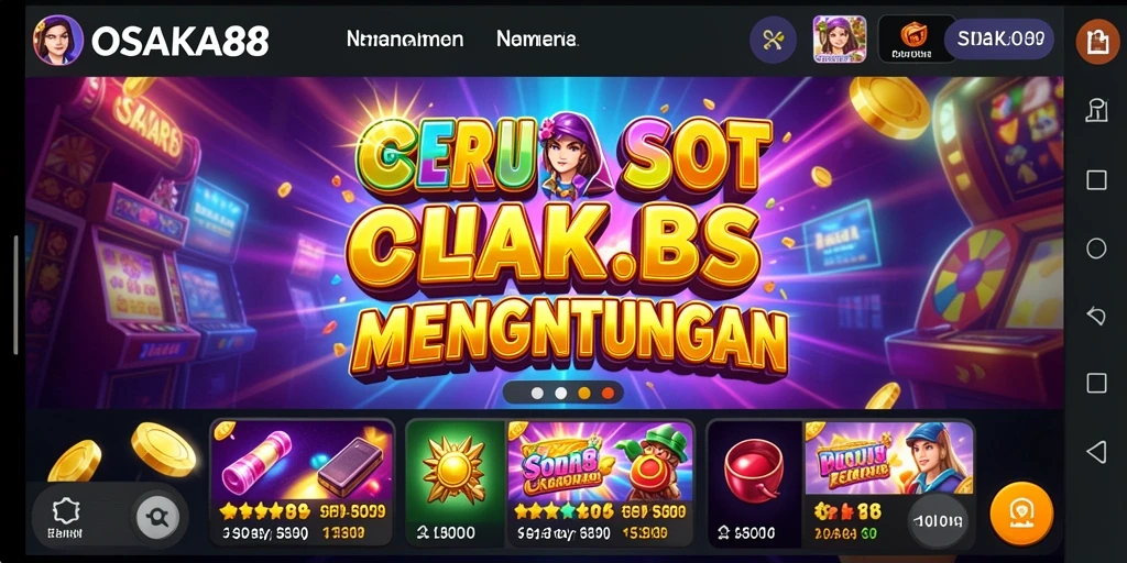Tampilan menarik dari gameplay OSAKA88 dengan tema slot yang beragam.