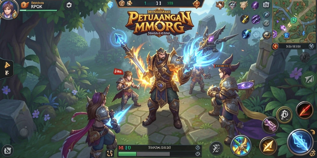 Gameplay mendebarkan dalam <strong>RPOK</strong> yang mengesankan.