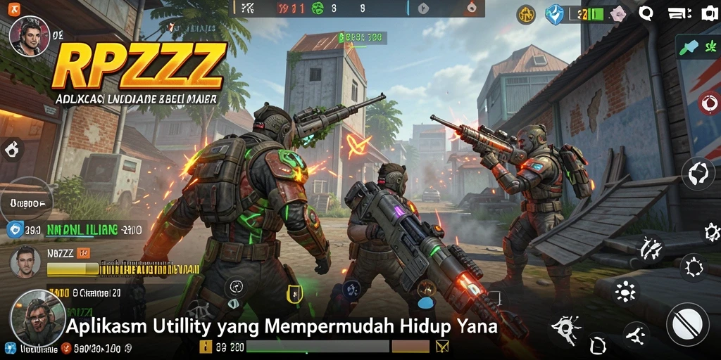 Screenshot RPZZZ menunjukkan antarmuka pengguna yang sederhana dan efektif.