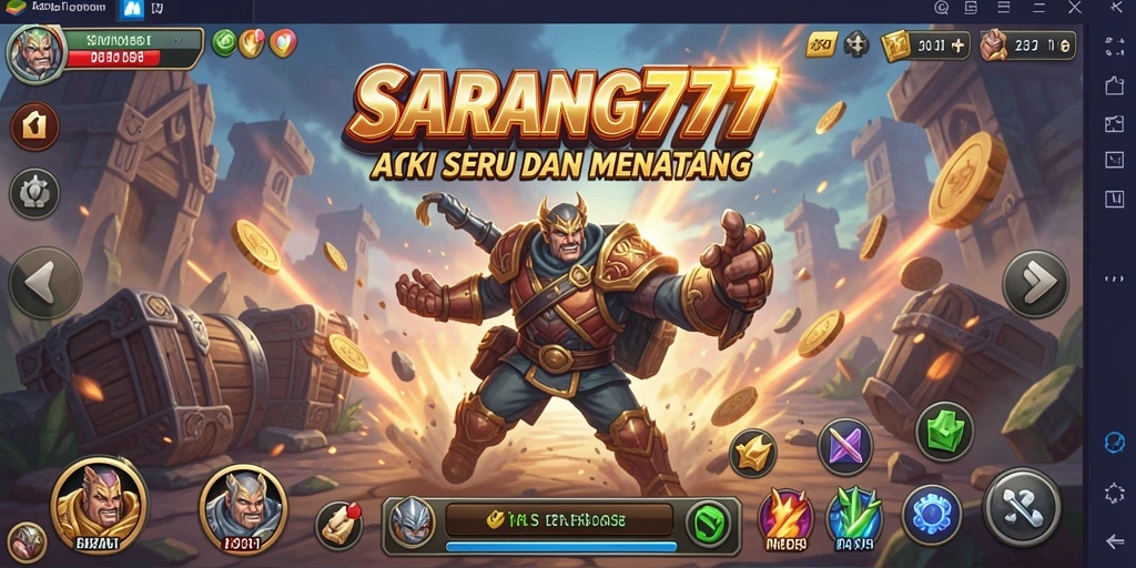 Tampilan epic dalam gameplay SARANG777 yang menegangkan dan penuh aksi.