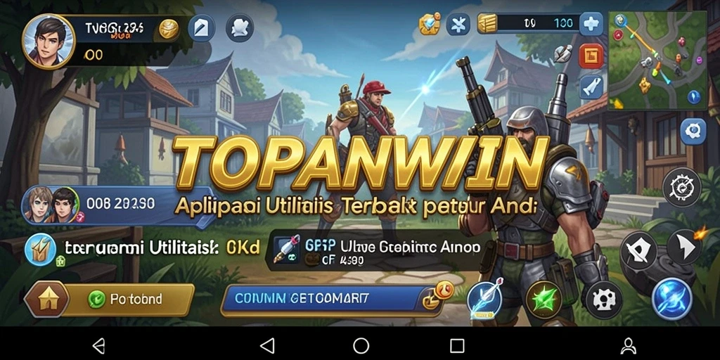 Tampilan antarmuka TOPANWIN yang user-friendly.