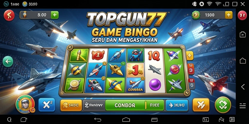 Gameplay seru dan interaktif dari TOPGUN77 yang membuat Bingo semakin menarik.
